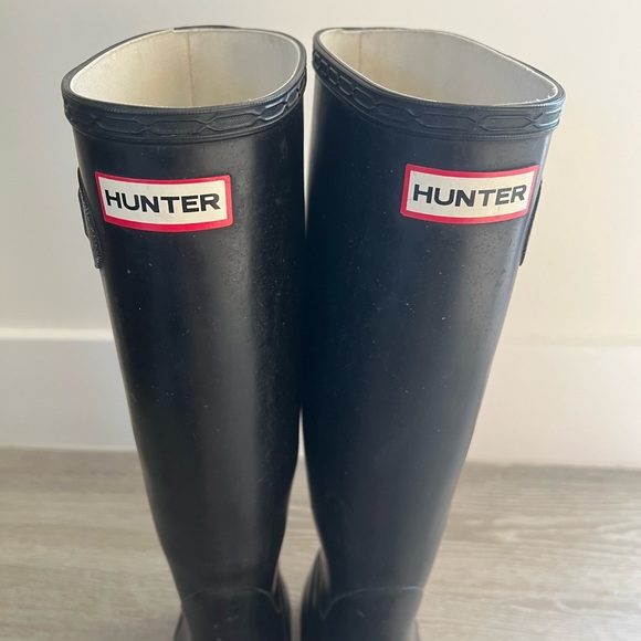 Hunter Original Tall Rain Boots- matte black - Picture 5 of 7